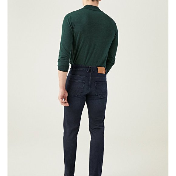 DAMAT Dark Blue JEAN Pants - Picture 3 of 5